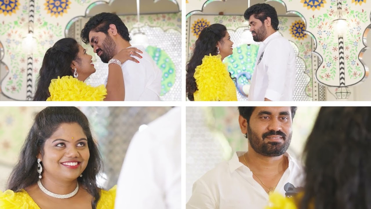 ashok kumar & deepika Pre wedding shout in RAJA RANI STUDIO SIDDIPET