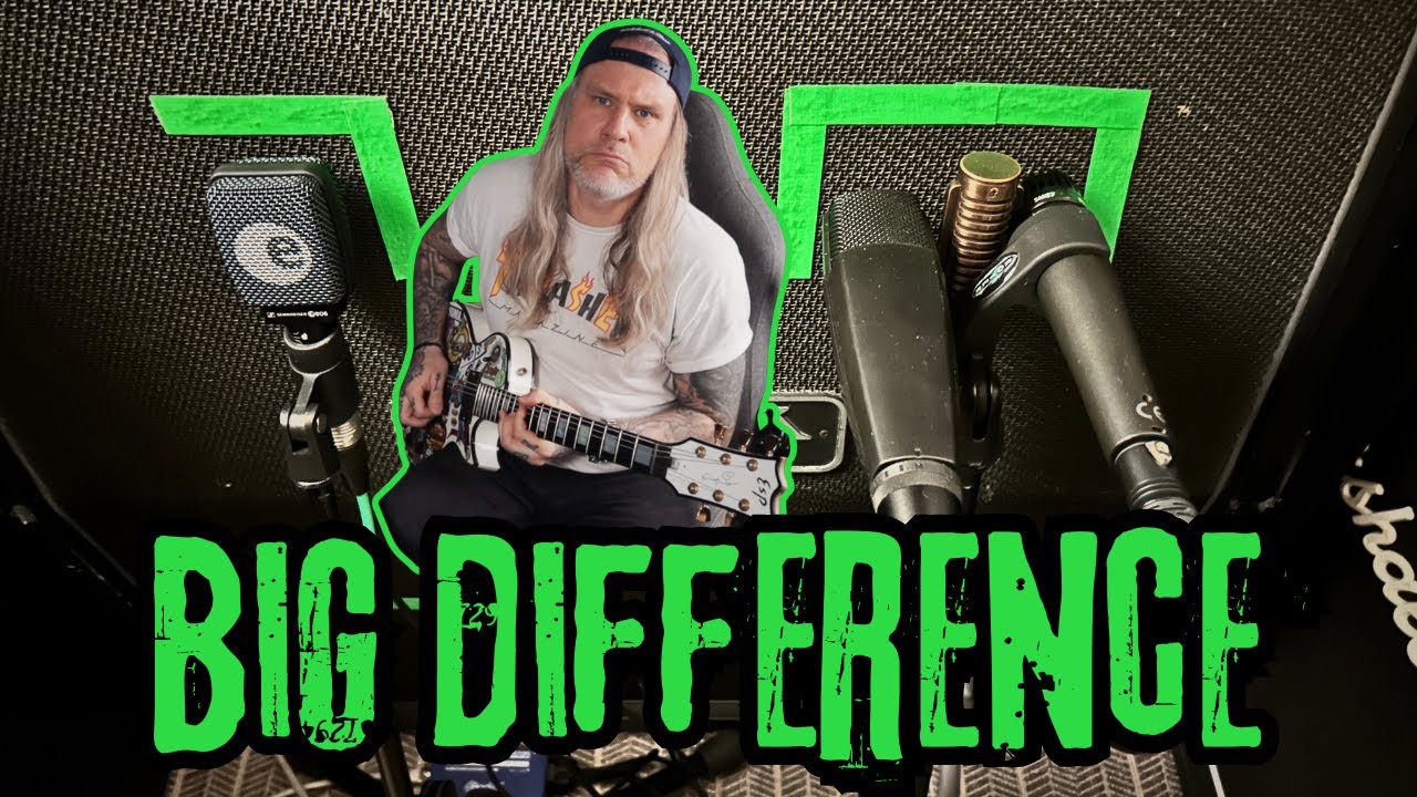 GUITAR CAB MIC COMPARISON | SM57, 121, MD421 & e906 | METAL