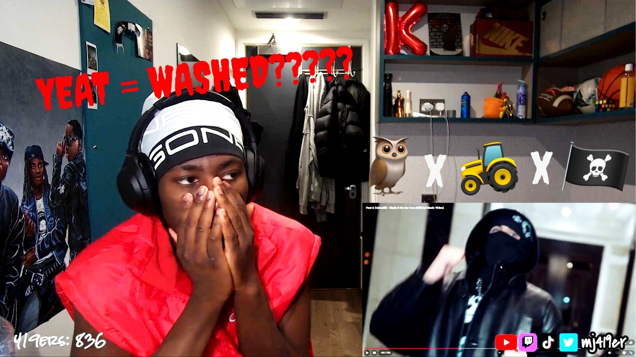 ESDEEKID IN DRAKE'S OVO MANSION!!! Yeat & EsDeeKid - Made It On Our Own (REACTION)