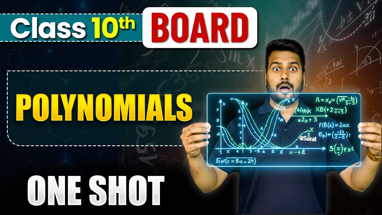 Polynomials Class 10 One Shot | Class 10 Maths Chapter 2 | NCERT | eSaral