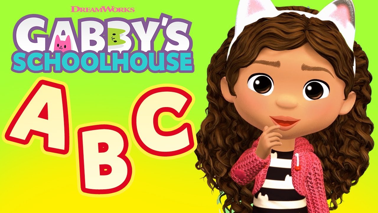 ABC z Gabby! Piosenka o alfabecie | Nauka liter i dźwięk&oacute;w dla maluch&oacute;w | SZKOŁA GABBY