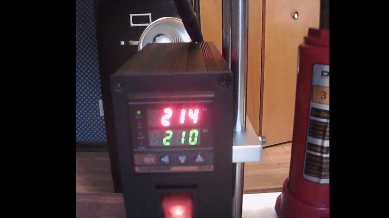 3 Ton Hydraulic Rosin Press | Single PID Temp Controller | Temperature Tested