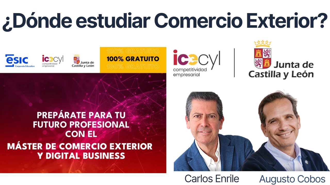 Máster gratuito para el apoyo a la exportación en Castilla y León