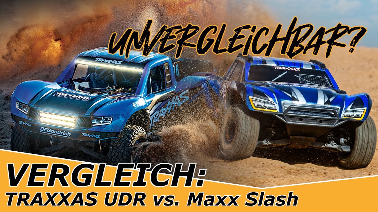 Der unmögliche Vergleich? TRAXXAS UDR vs. Maxx Slash