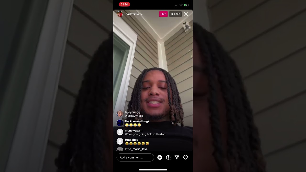 BadazzFlo IG live - Are him and Nuni more than friends?