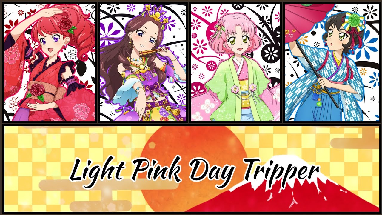 Light Pink Day Tripper ~ Juri, Miyabi, Sakura and Shion Mix