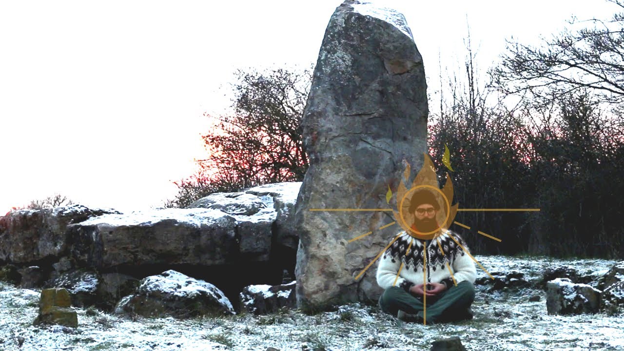 Nature Meditation - Natural Site - Medieval Castle/Chapel - Neolithic Megalith Tomb - Magical Sunset