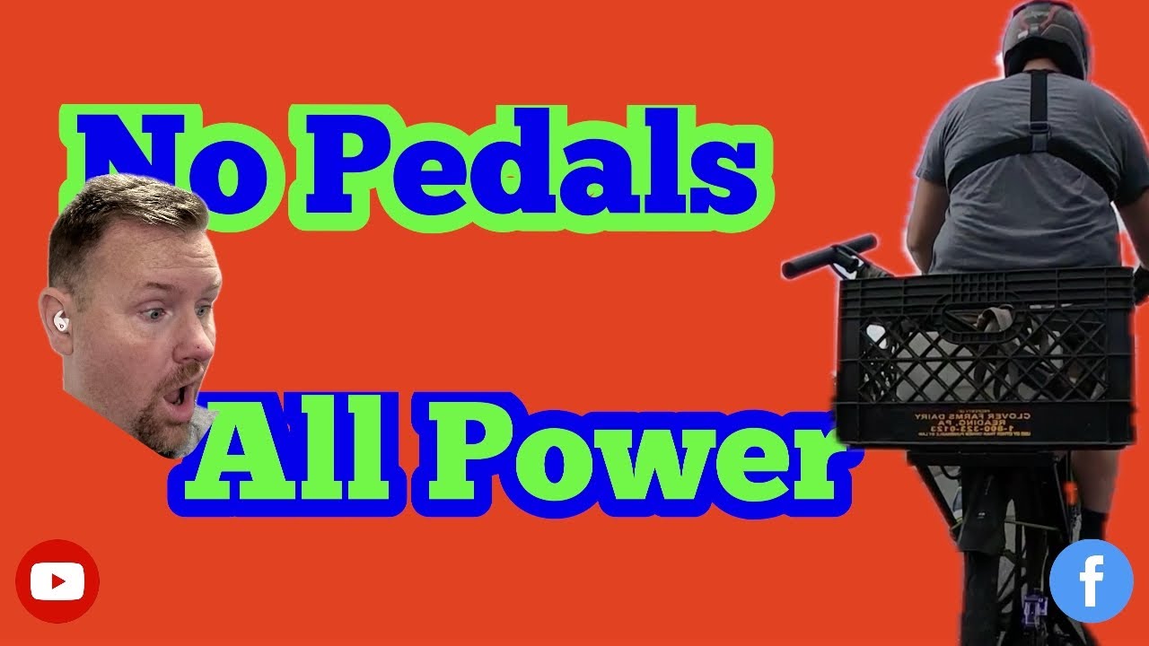 Motorized Bike Ride With My 110cc Power
