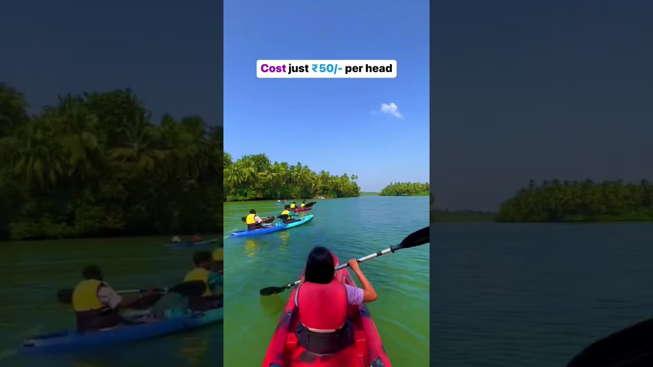 Kayaking in Kemmannu hanging bridge😍🚣&zwj;♀️ | Shwetha salian | WanderBees #udupi