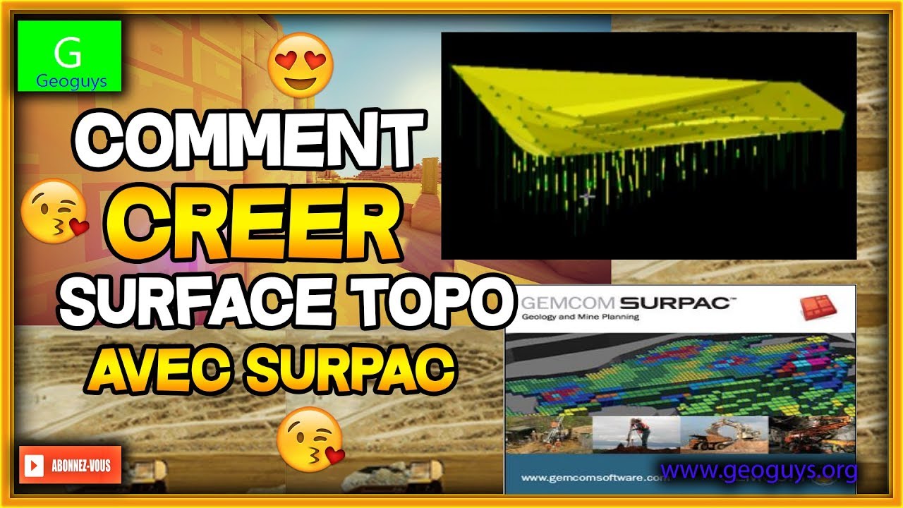 [TUTO DE SURPAC] SURFACE TOPO