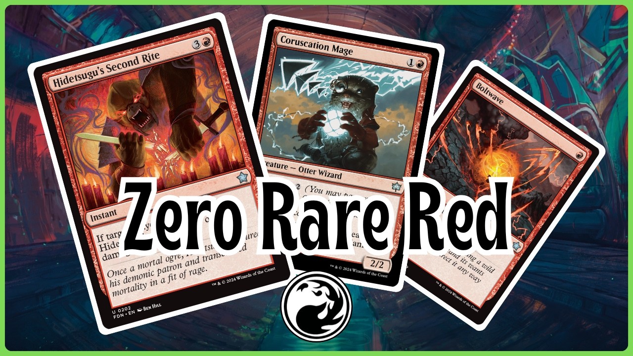 Zero Rare | Mono Red Hidetsugu & Ping | Artisan Standard Budget Deck | MTG Arena