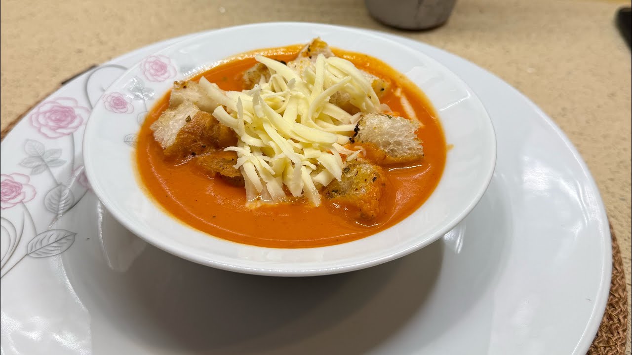 Sütlü Domates çorbası🥫