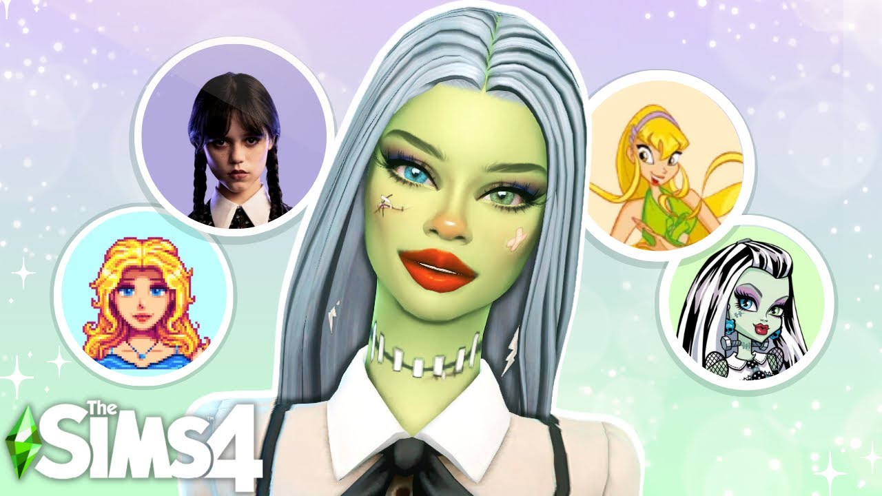 RECREATING ICONIC CHARACTERS IN THE SIMS 4!💚