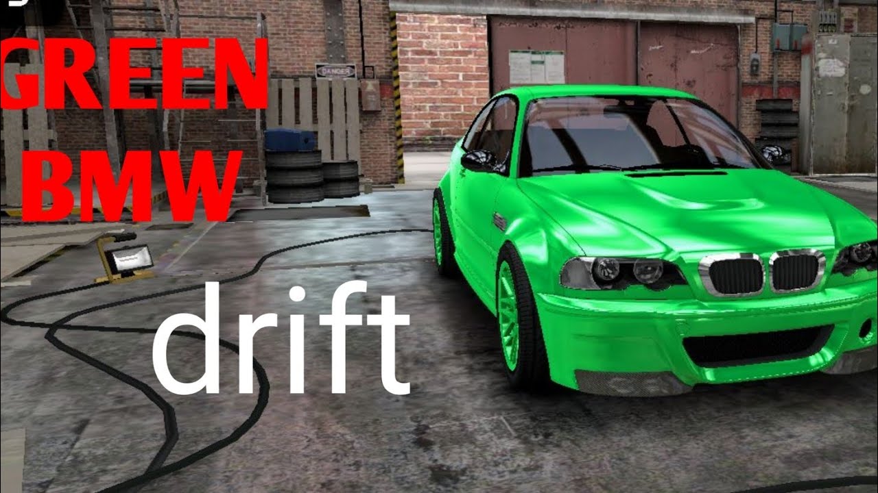 GREEN BMW Drift 