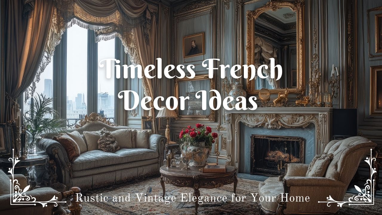 Timeless French Decor Ideas: Rustic and Vintage Elegance for Your Home