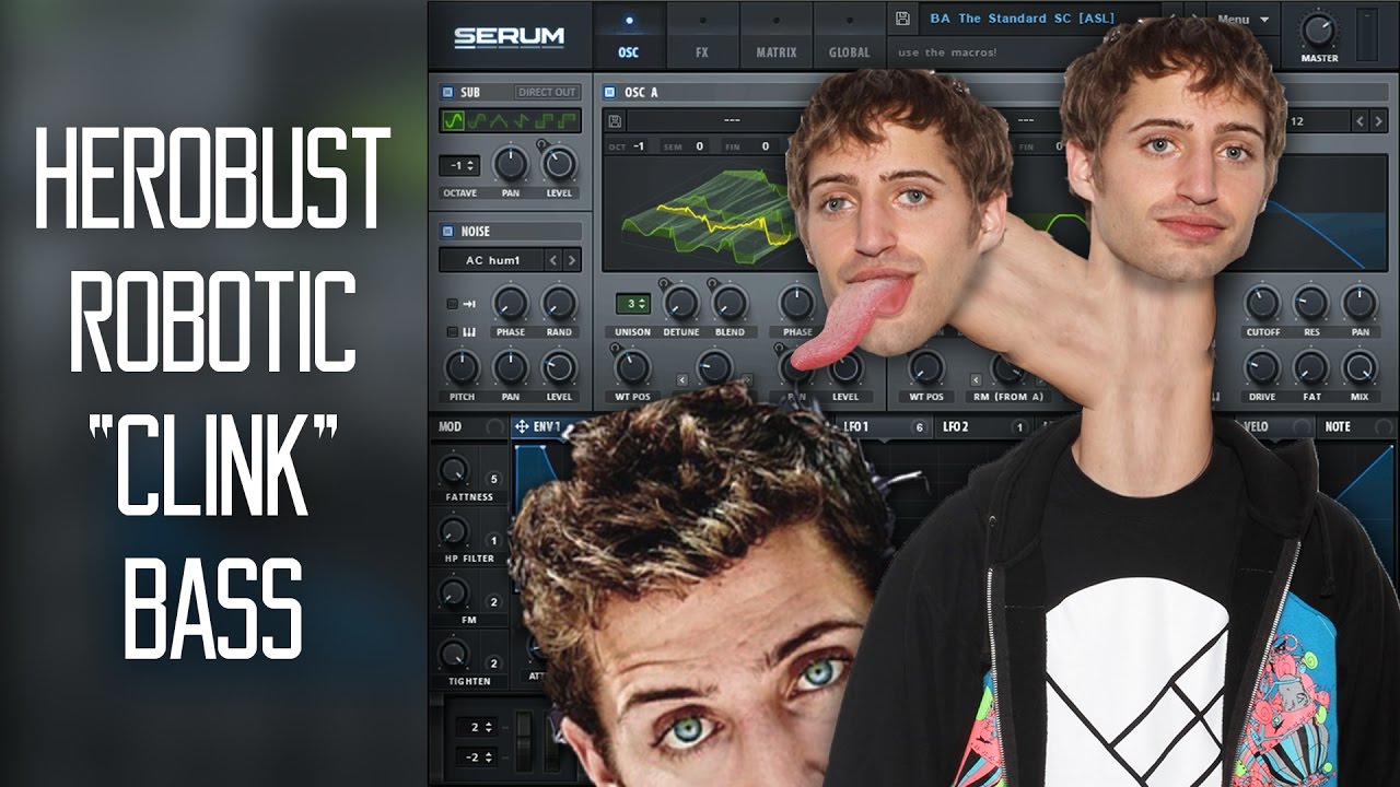 Herobust ROBOTIC Metallic Bass Serum Tutorial (Free Preset)