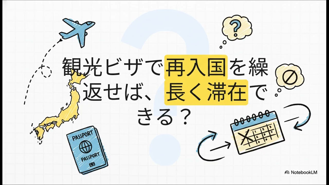 短期滞在ビザと中長期在留資格の基礎知識｜180日ルールと入管実務の考え方