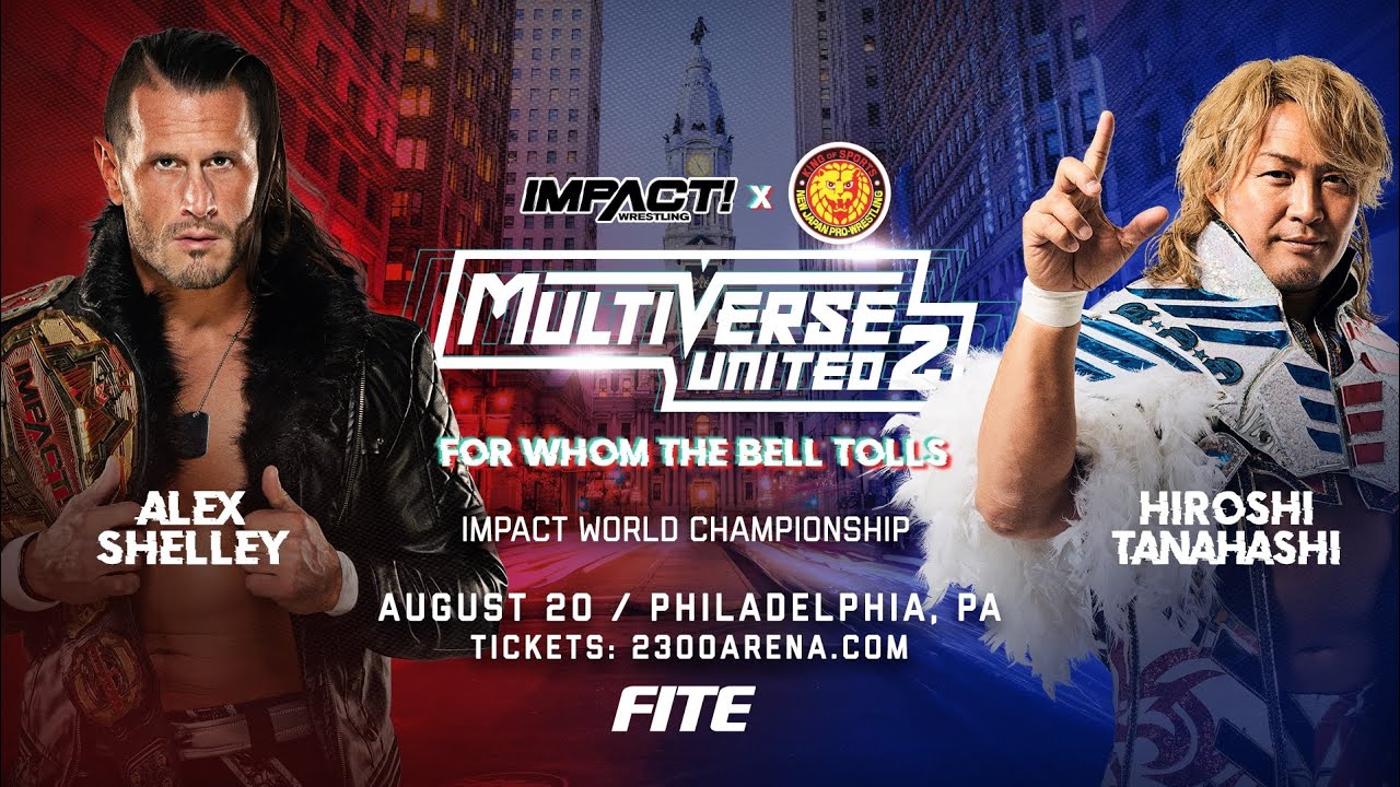 Alex Shelley vs Hiroshi Tanahashi Multiverse United 2 Highlights