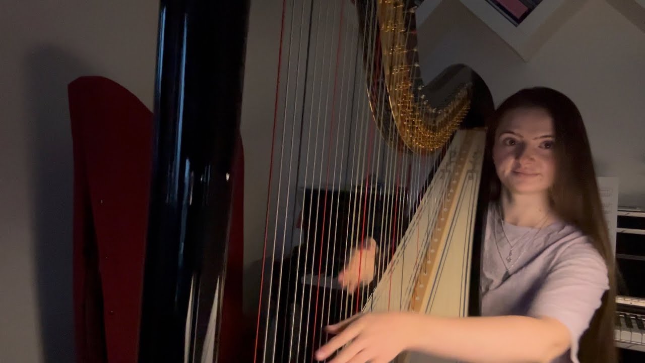 Brahms’ Lullaby - Calming Harp Music