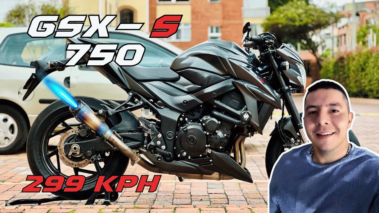 SUZUKI GSXS 750 Top Speed [4k] Máximo SONIDO🔥🔥