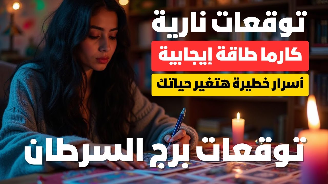 توقعات برج السرطان🦀 توقعات صادمة🔥 طاقة إيجابية وتغيير جذري ✨ نهاية علاقة سامة وبداية حب جديد 💖