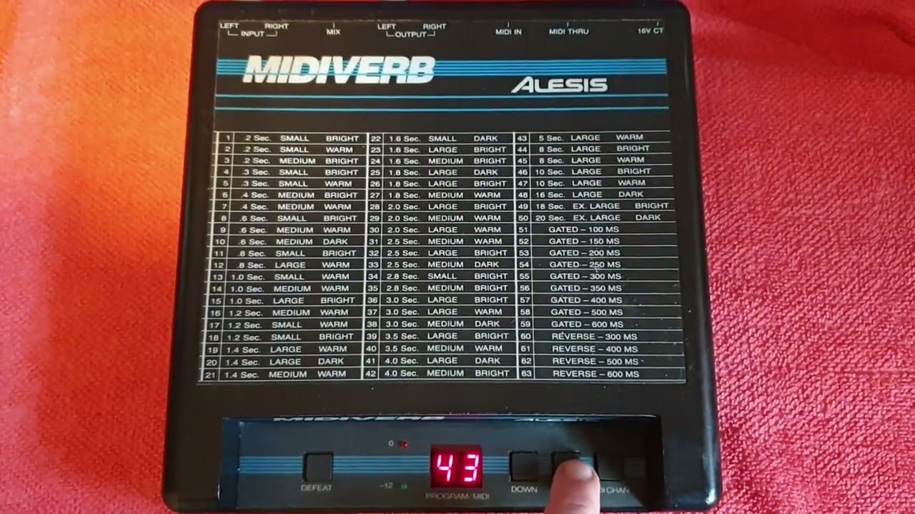 alesis midiverb