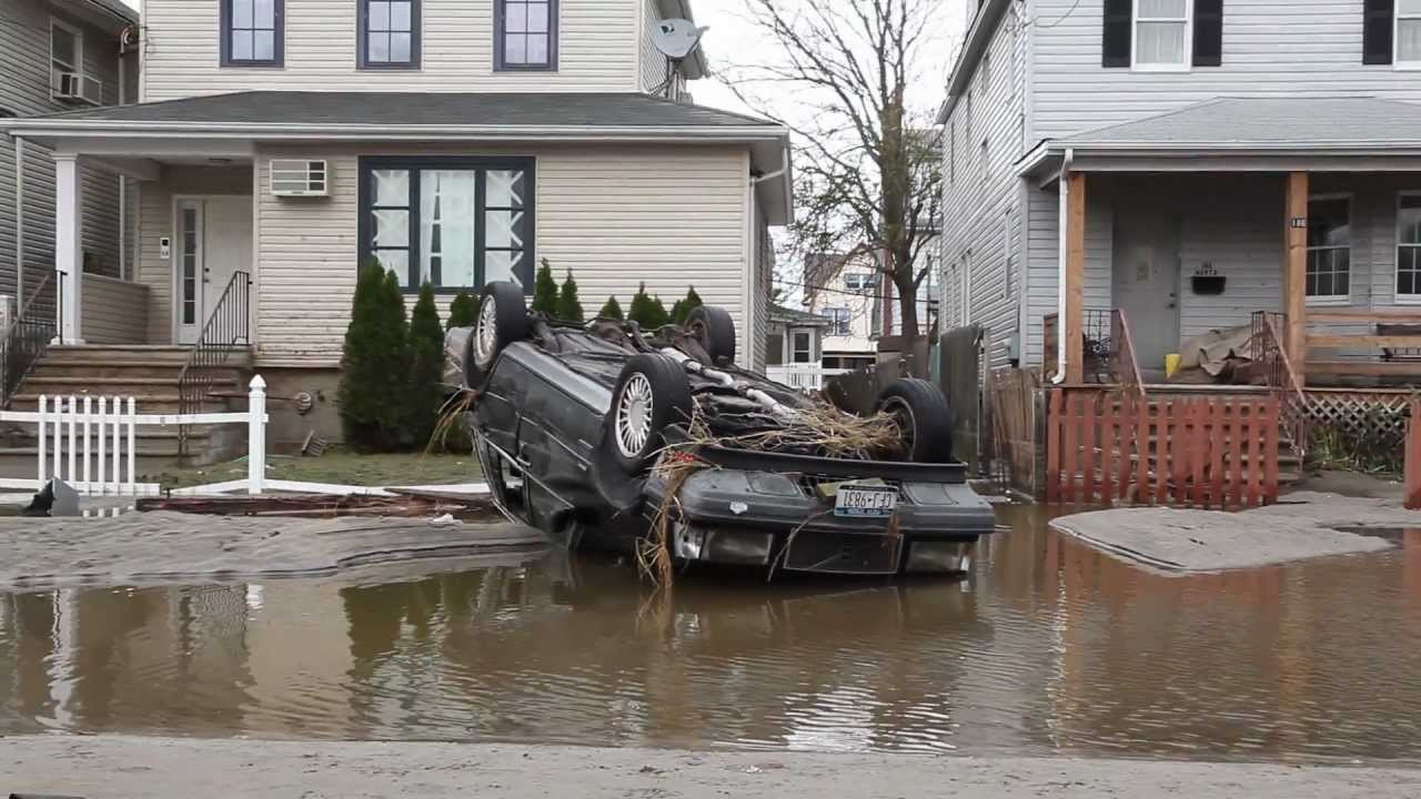 HURRICANE SANDY QUEENS, NY Rockaway and LIC HD