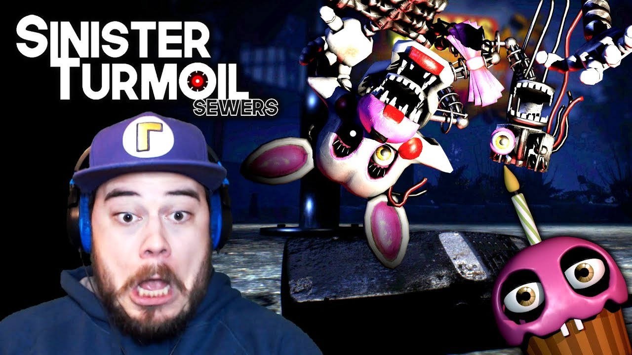 I ESCAPED FROM MANGLE!!... but I broke the game... | FNAF Sinister Turmoil Sewers (ENDING!)