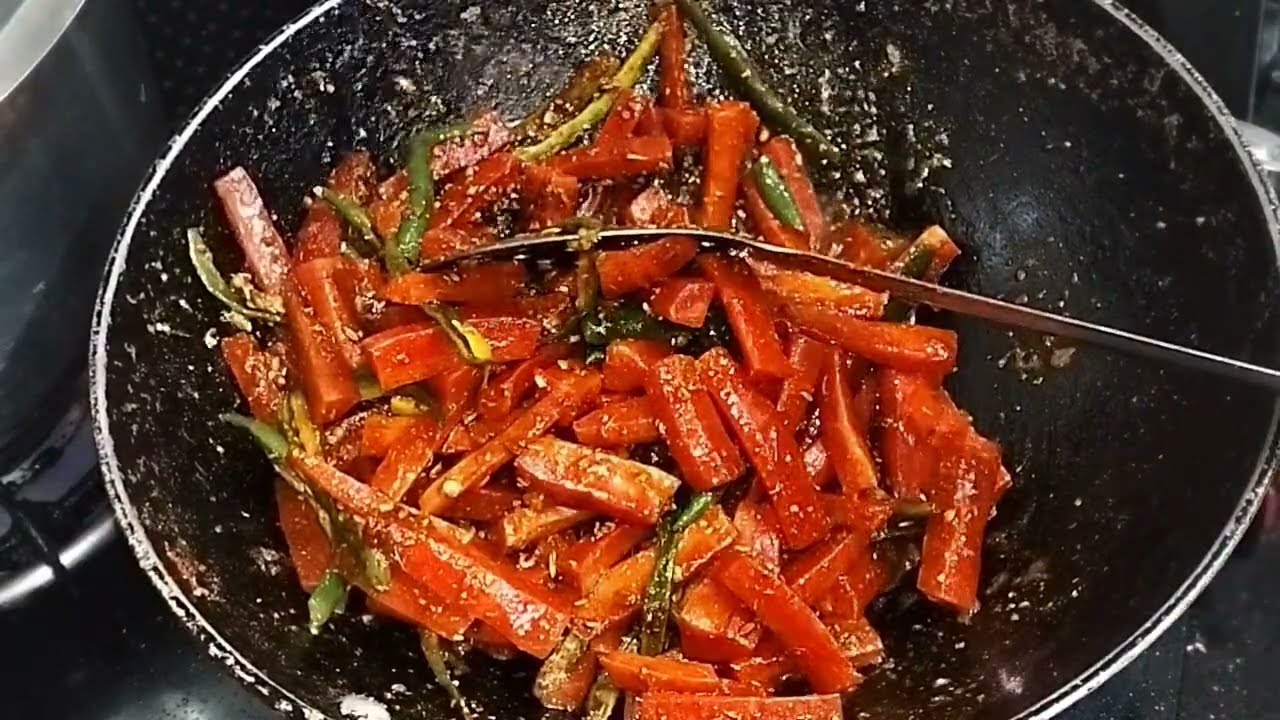 Gajar mirch ka achaar ki instant receipe | winter Special | hari mirch ka achar | हरी मिर्च आचार 