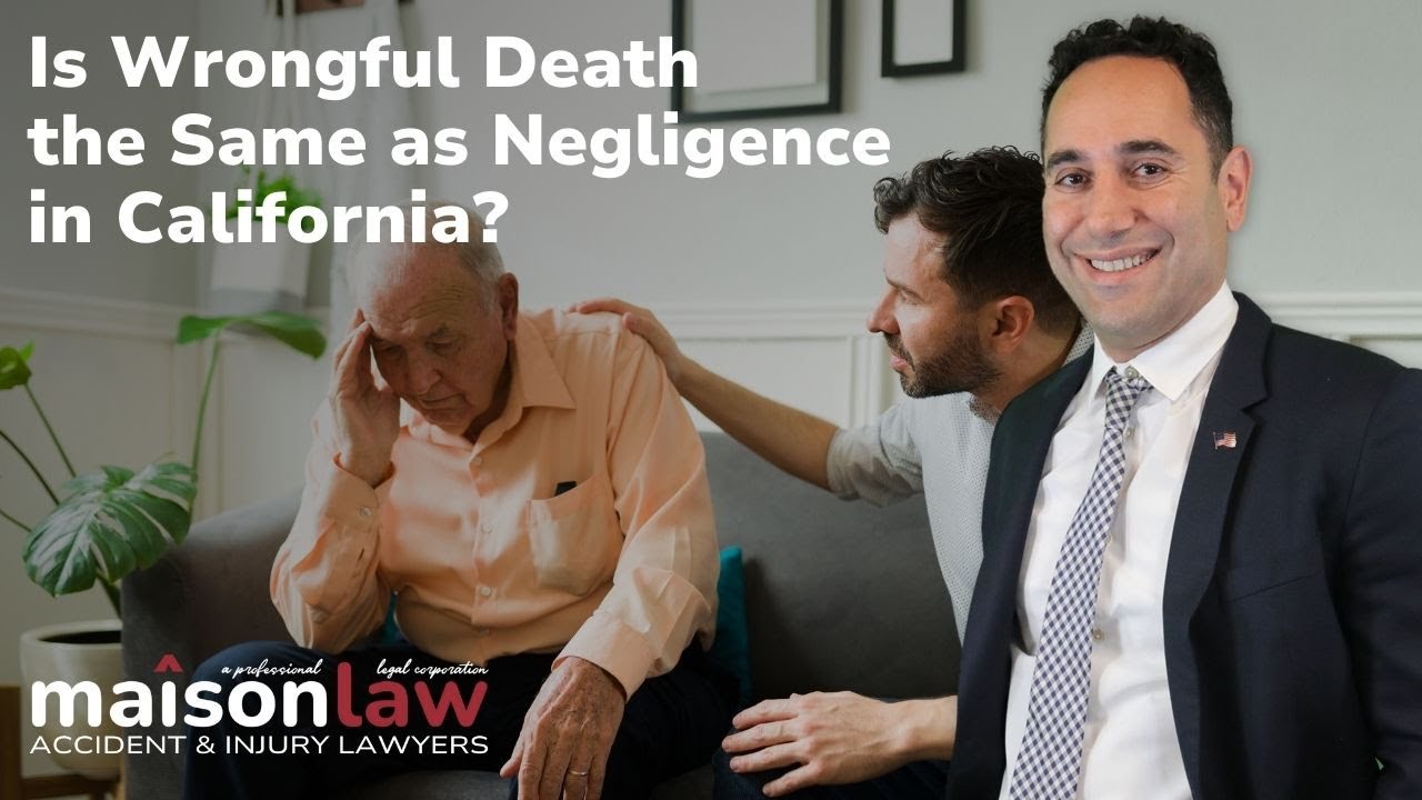 Is Wrongful Death the same as negligence in California?