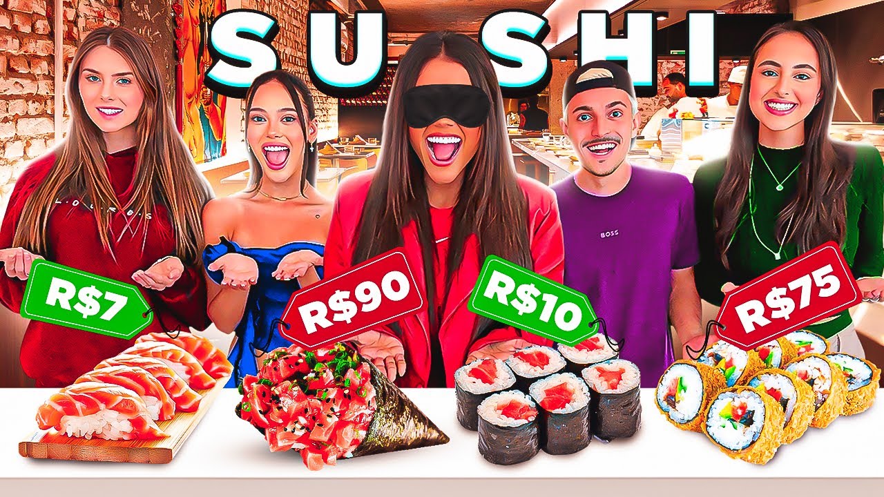 TODO SUSHI QUE VOCÊ COMER EU VOU PAGAR!!! ÀS CEGAS