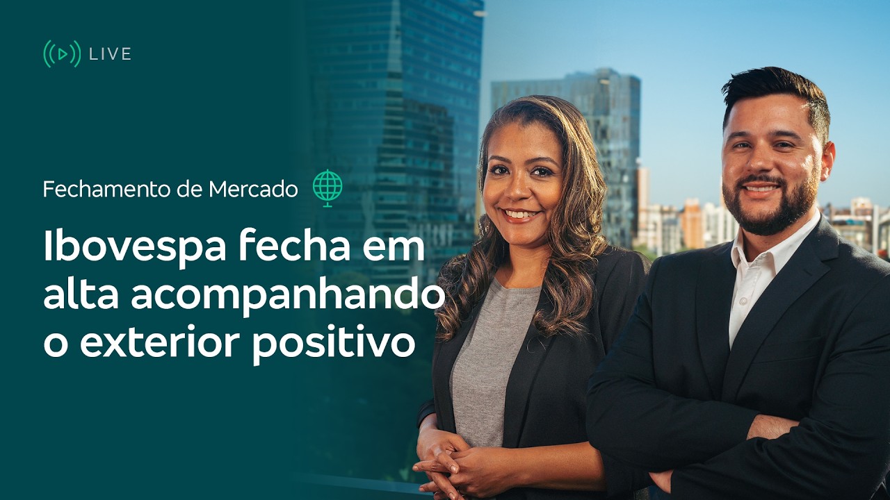 Fechamento de Mercado - Ibovespa fecha em alta acompanhando o exterior positivo - 06/02