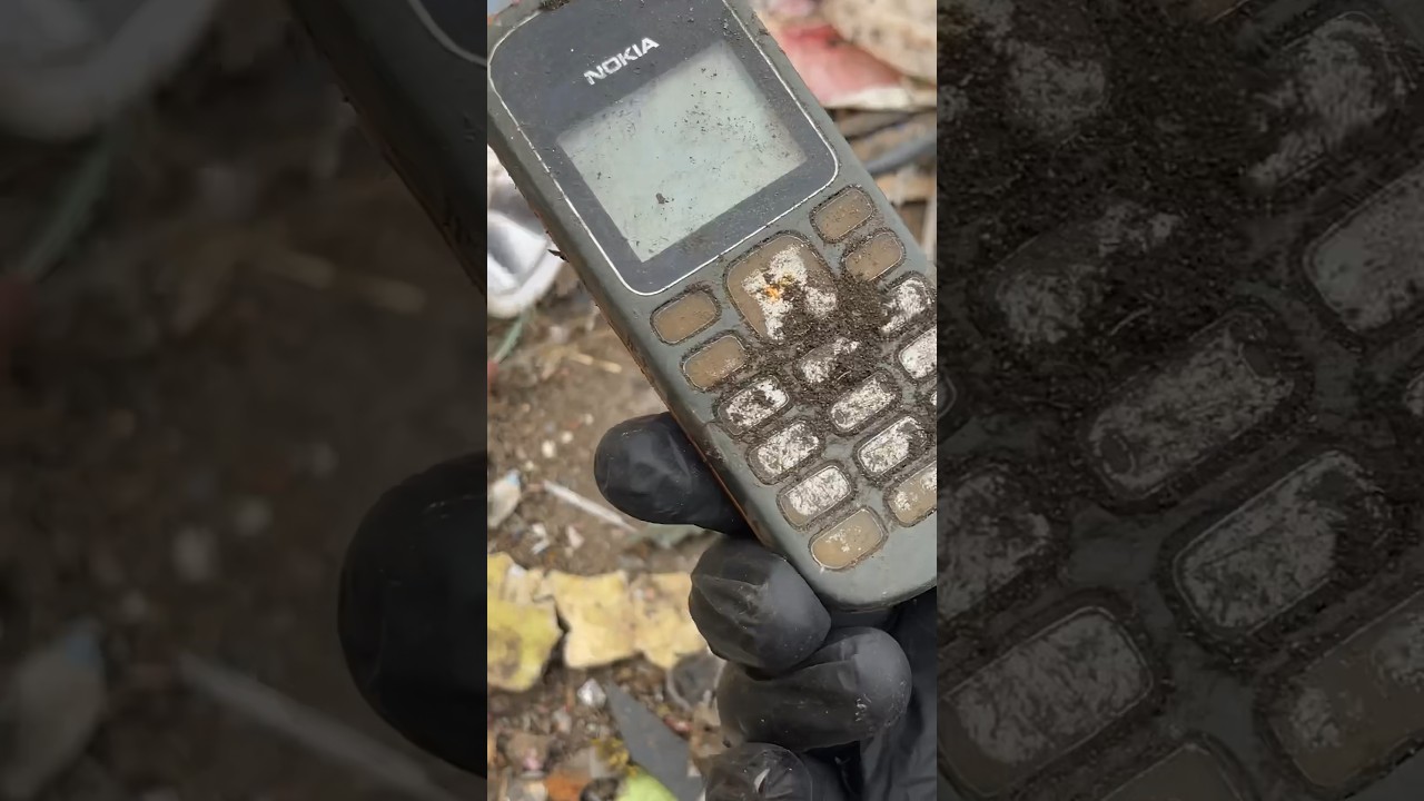 Abandoned Old Nokia 103 restoration || found from trash #restoration #restore #nokia #Restorationold