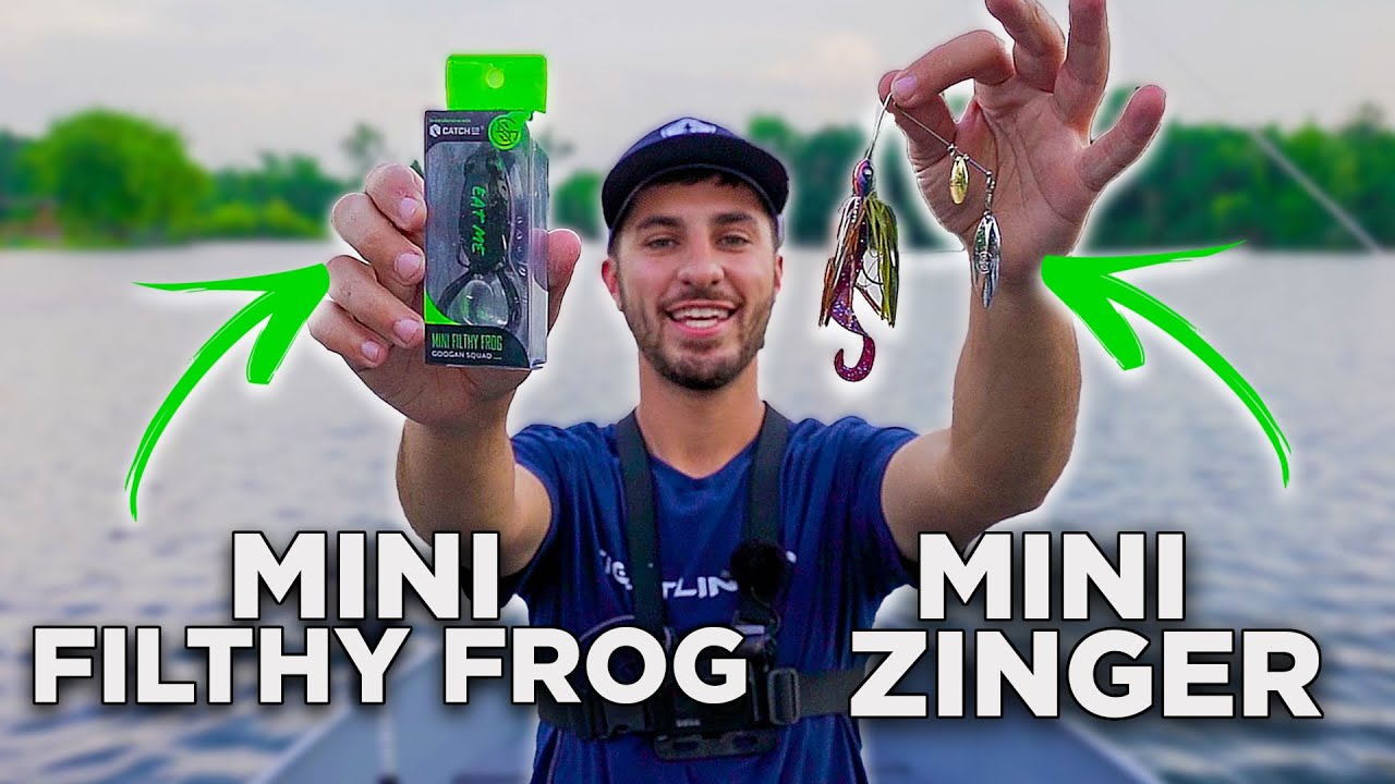 FISHING THE NEW GOOGAN SQUAD MINI ZINGER AND FILTHY FROG!