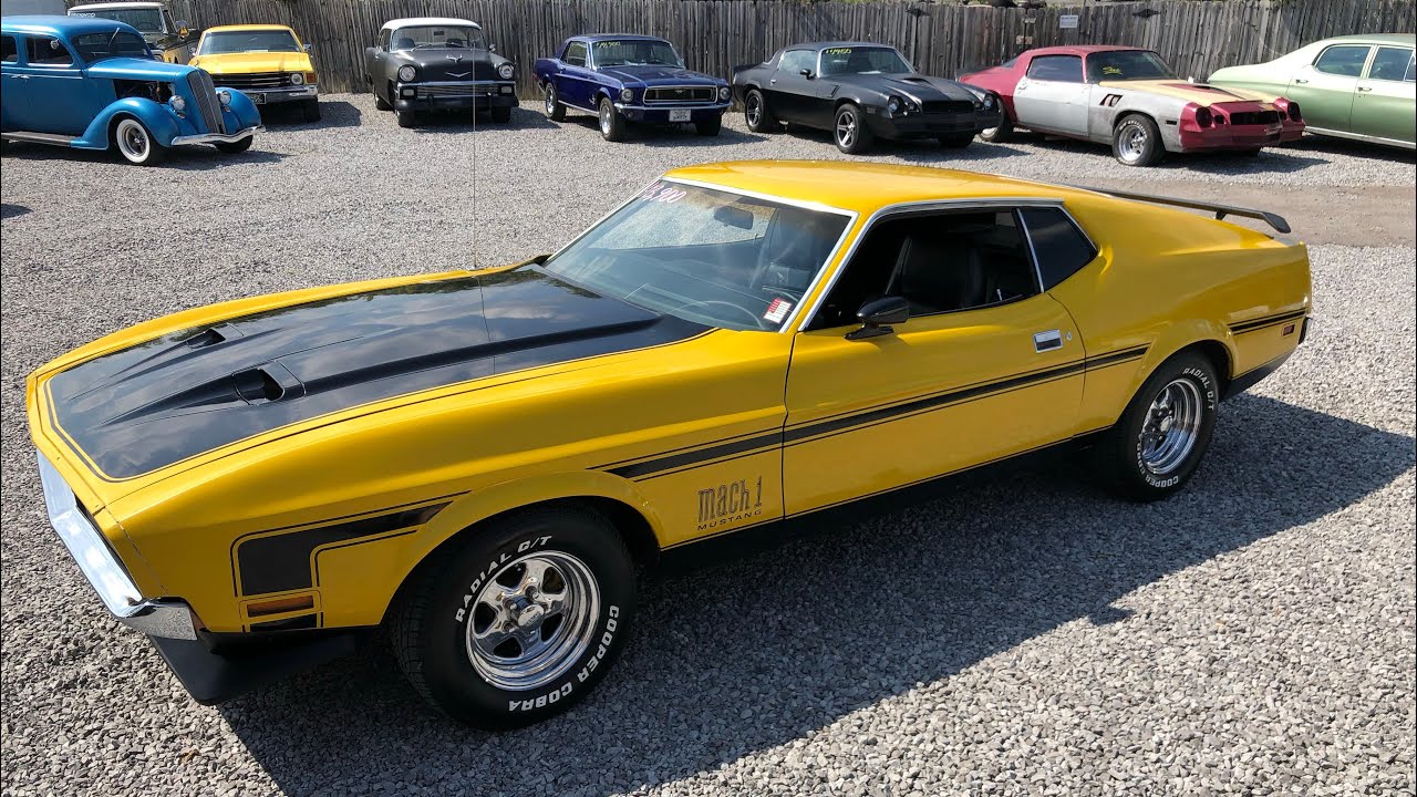 Test Drive 1972 Ford Mustang Mach 1 Fastback SOLD for $13,900 Maple Motors