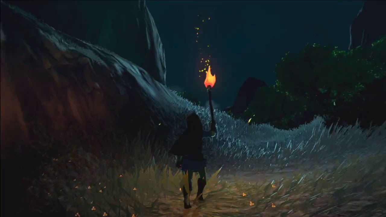 Breath of the Wild Test Footage: A nighttime walk through Hyrule