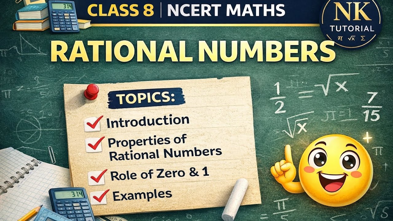 Rational Numbers Class 8 | Introduction + Properties + Examples