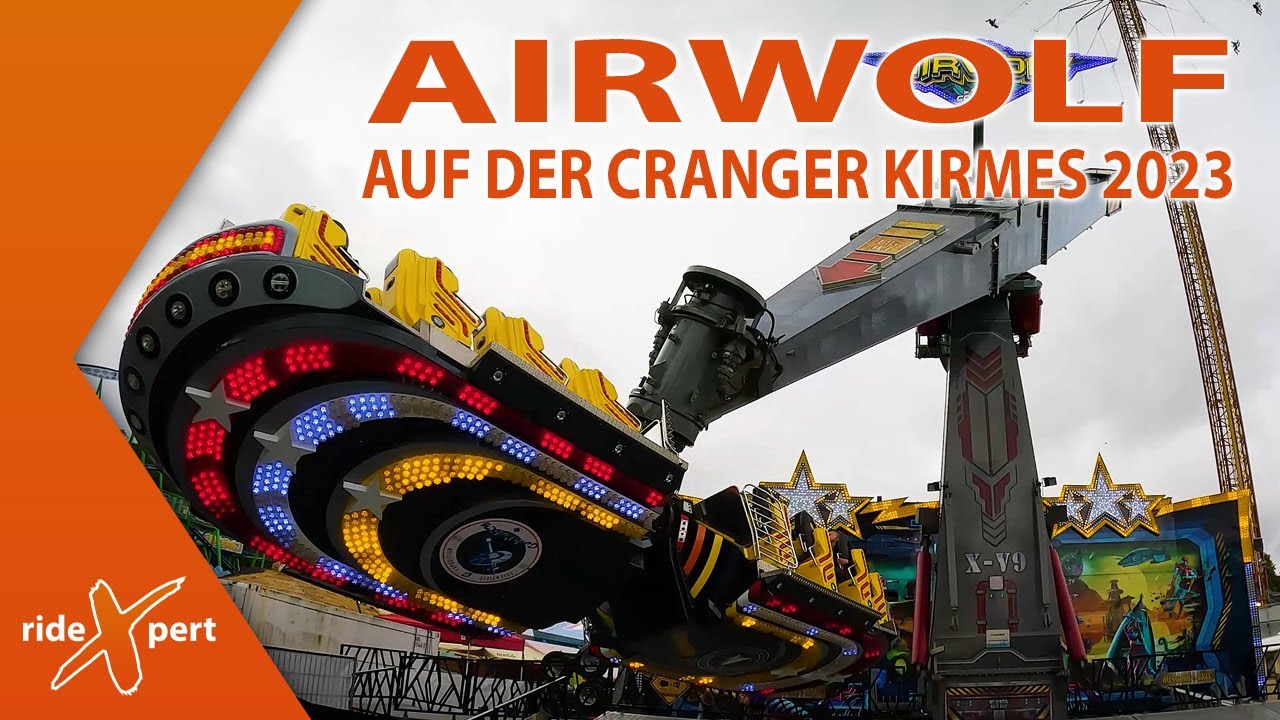 Airwolf | Weber | Cranger Kirmes 2023 | Offride by RideXpert in 4K