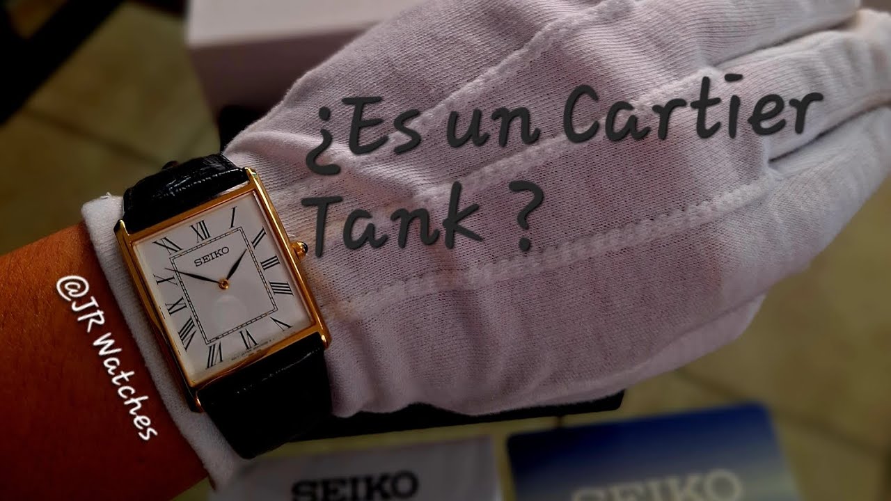 ¿ Es un Cartier Tank disfrazado? , Seiko Tank SWR052 revisión 🇵🇪⌚️.