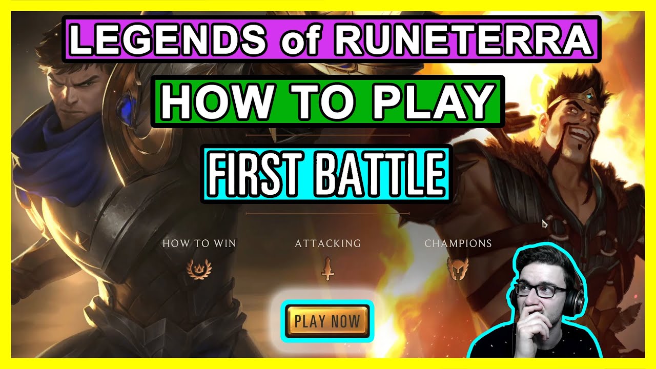 HOW TO PLAY 'Legends of Runeterra' (Tutorial Playthrough)