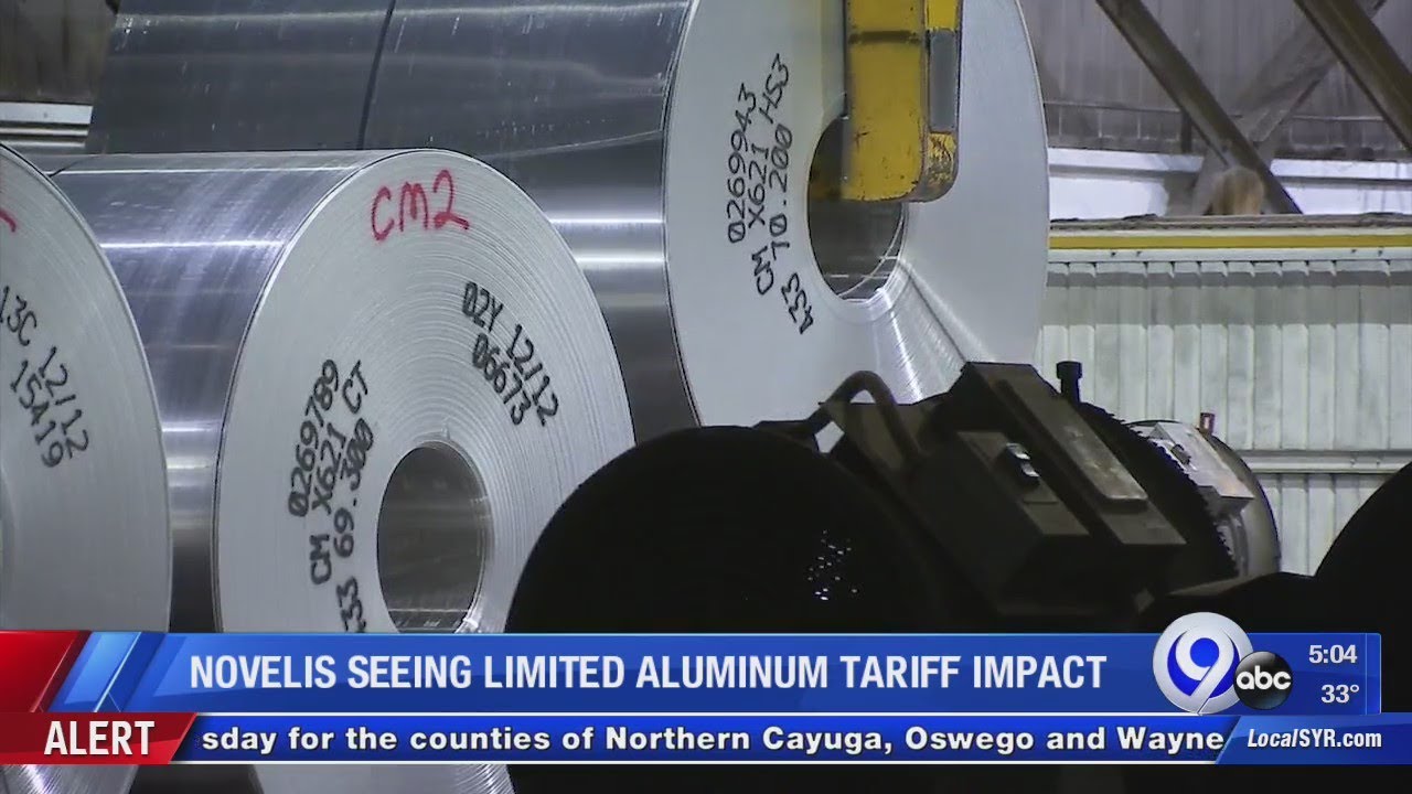 Novelis seeing limited aluminum tariff impact