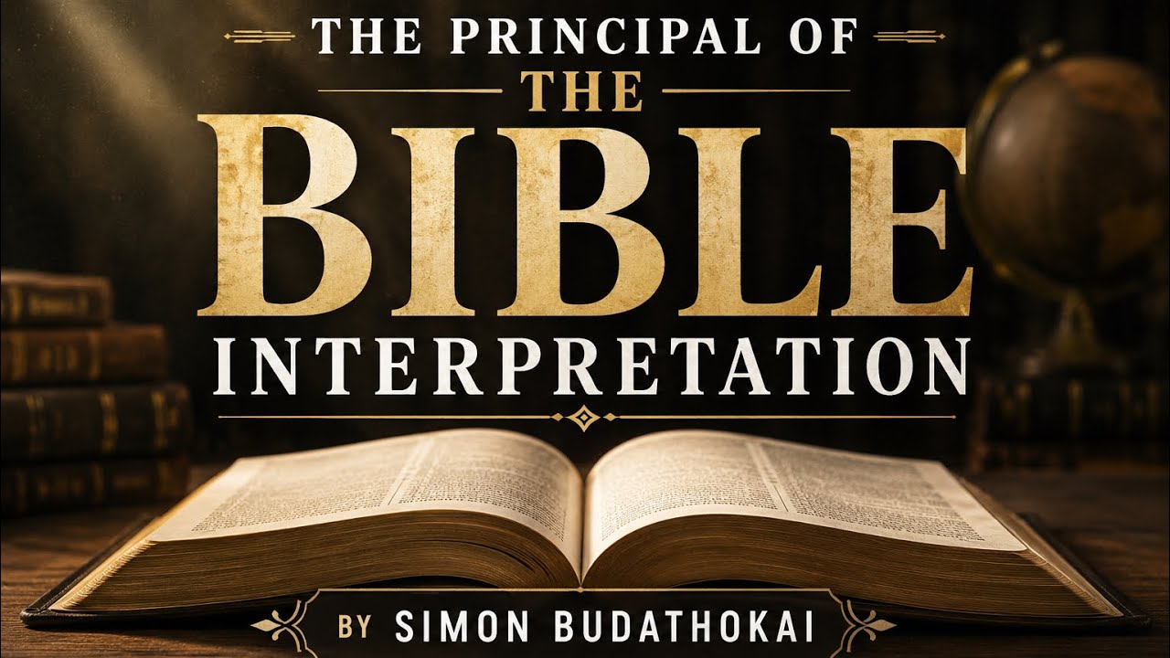 The Principle of the Bible Interpretation By. Simon Budathoki.