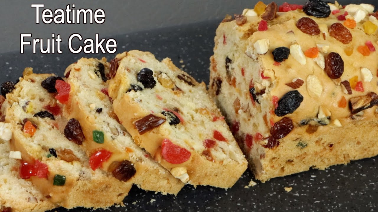 Soft & Fluffy Teatime Fruit Cake Recipe | Easy Tea Time Fruit Cake