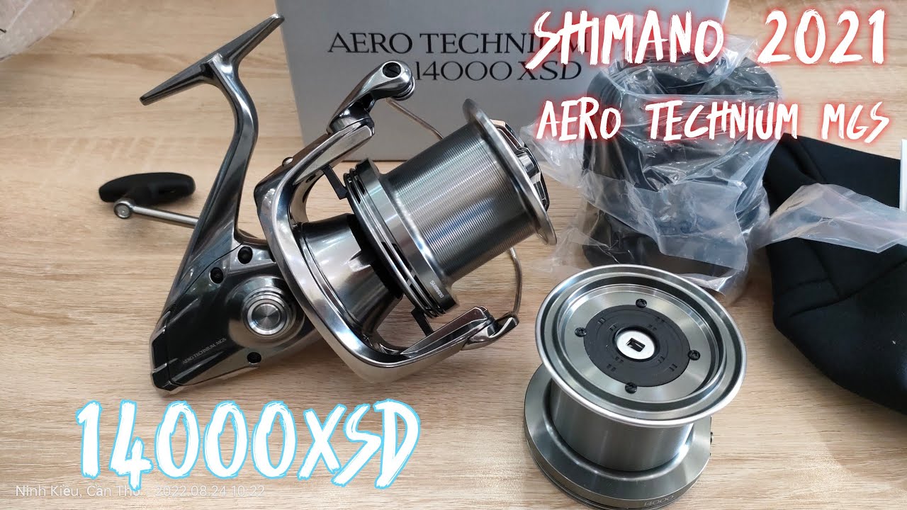 Máy Câu Cá Shimano 2021 Aero Technium MGS 14000XSD - Made in Japan