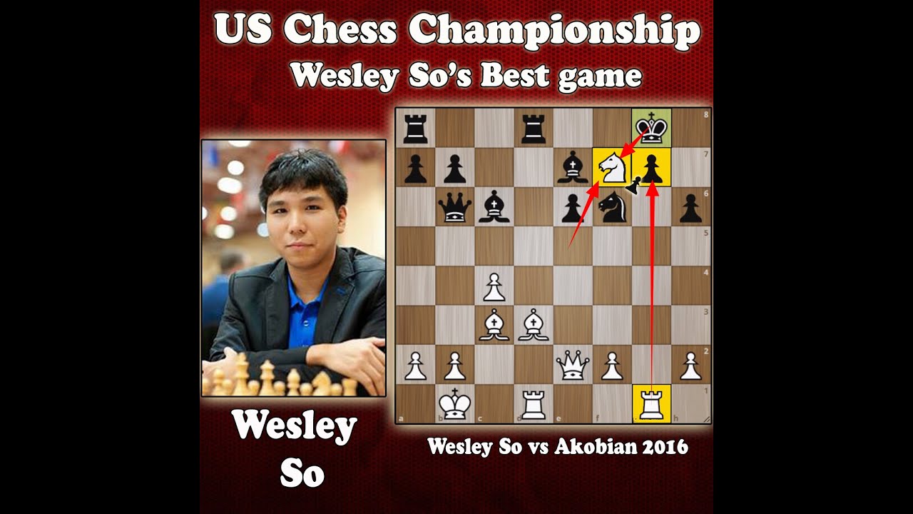 Wesley So vs Akobian 2016 | US Chess Championship | Wesely So's Best Chess Game