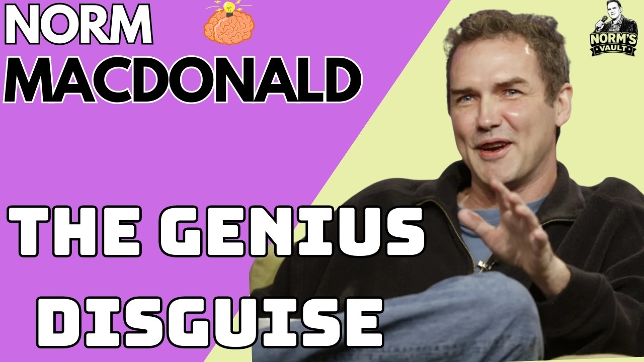 🧠 NORM MACDONALD: The Smartest Man In The Room Pretending To Be A Fool!