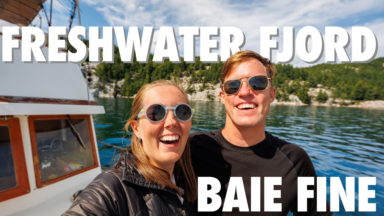 Cruising through a Freshwater Fjord to Topaz Lake (North Channel on our Trawler)