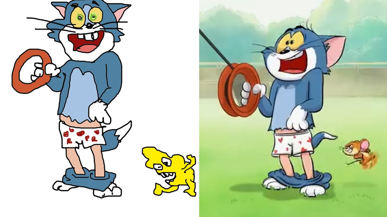 Tom and Jerry Funny Drawing Meme