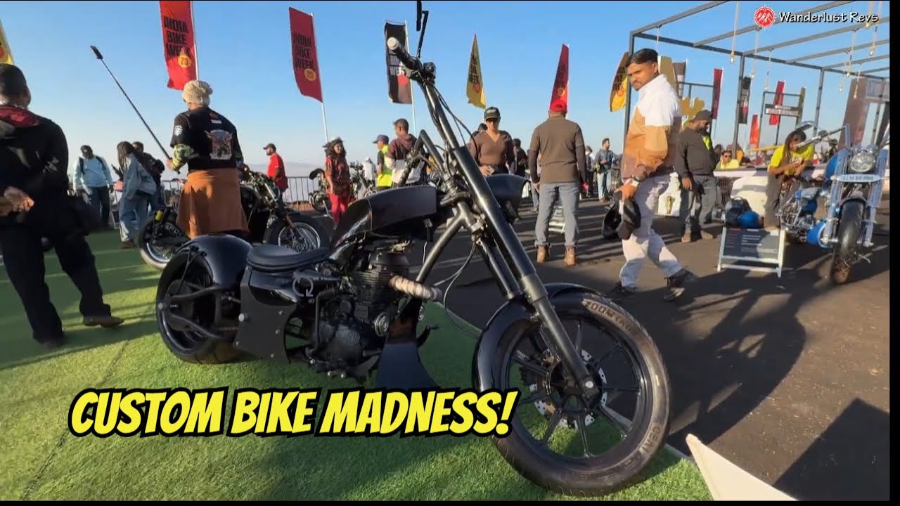 Безумные кастомные мотоциклы на India Bike Week 2025 🔥 | Royal Enfield, KTM и экстремальные модиф...