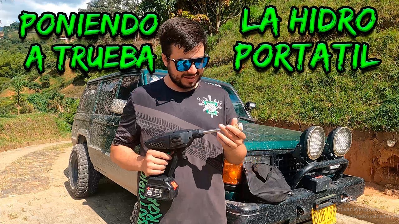 HIDROLAVADORA PORTATIL PUESTA A PRUEBA